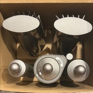 Silver Hair Styling Attachments